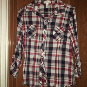 Red/White/Blue Button Up!